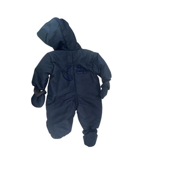 Disney Store Baby Snowsuit 12mo Vintage '99 Navy Embroidered Minnie Mouse - Picture 14 of 14